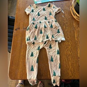 Ready Set Romper forest twirl short sleeve